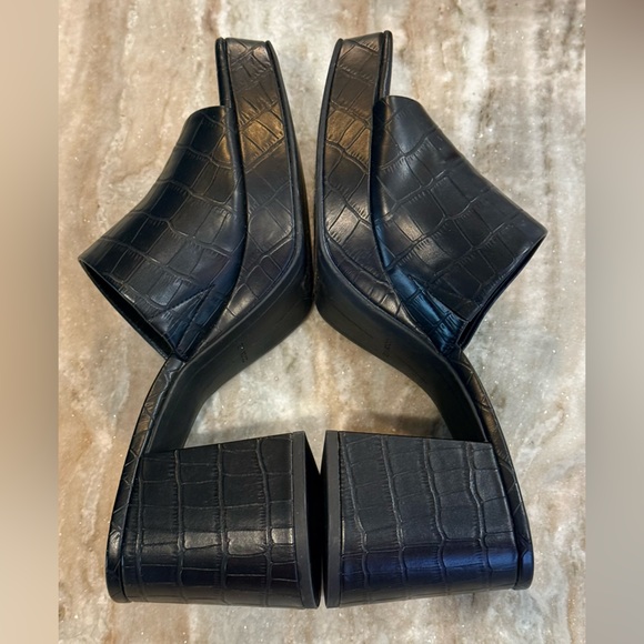 Women’s DOLCE VITA Marsha black platform chunky heeled sandals- Size 10 - Picture 5 of 7